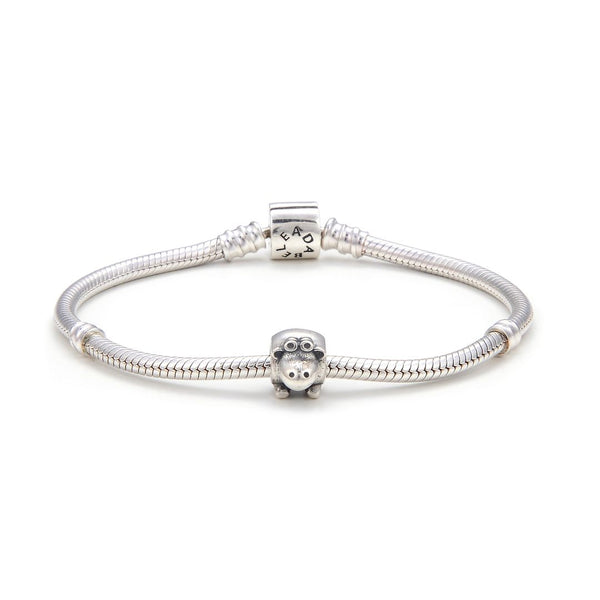 1pc Cute Solid 925 Sterling Silver Sheep Charm Bead, Compatible with Pandora All Other Charm Bracelets, EC2-R2