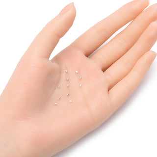 50pcs 925 Sterling Silver Crimp Tubes, Size Selections: 1.6mm/2mm/3mm