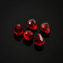 24pcs Adabele Austrian Faceted Teardrop Crystal Beads #5500, Siam Red, 12mm x 10mm, Hole ID 1.2mm, SST-1205