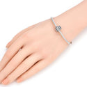 1pc Solid 925 Sterling Silver Owl King Charm Bird Animal Bead, Compatible with Pandora All Other Charm Bracelets, EC2-K1