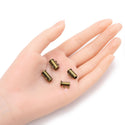 10pcs 2-Strand Magnetic Lock Clasp Sets, Multiple Strands Layering Clasp, Antique Bronze Plated Brass, 15mm, CF229-2