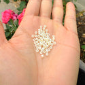 50g Miyuki Rocaille 8/0 Seed Beads Opaque Butter Cream Alabaster RR-527