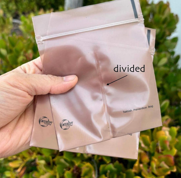 10pcs Anti Tarnish Center Seal Zip Lock Jewelry Storage Bags, 4 Inch, for Jewelry Protection & Gold Silver Platinum Metal Tarnish Prevention, JK-AB2