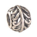 Solid 925 Sterling Silver Angel Wing Feather Bead Charm