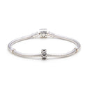1pc Real 925 Sterling Silver Endless Love Cute Small Bead Charm Spacer, Compatible with Pandora All Other Charm Bracelet,EC25-1