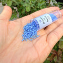 7.5g Miyuki Delica 11/0 Seed Beads, Opaque Matte Rainbow Periwinkle DB881