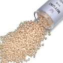 7.5g Miyuki Delica 11/0 Seed Beads Opaque Glazed Luster Light Caramel DB205