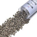 7.5g Miyuki Delica 11/0 Seed Beads Duracoat Opaque Galvanized Pewter DB1852