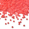 30g Miyuki Delica 11/0 Seed Beads, Opaque Dark Red DB723
