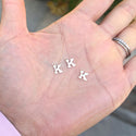 1pc Real 1/20 14K Gold Filled Letter K, Small Alphabet Charm Drop, 6x5.6mm , JK12-A11