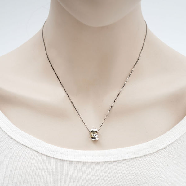 1pc Real Solid Sterling Silver Rabbit Charm Bunny King in Gold Jacket Bead, Compatible with Pandora All Other Charm Bracelets, EC486