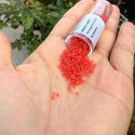 7.5g Miyuki Delica 11/0 Seed Beads, Matte Watermelon Light Topaz DB779