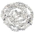 Natural White Howlite Gemstone Chip Beads, Free Form, 5mm-8mm, Hole ID 1mm, 1 Strand/31 Inch, GZ1-6
