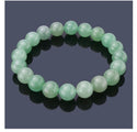 1 Strand Stretch Natural Green Aventurine Beaded Gemstone Bracelet, 8mm Bead, Length Selections: 7 inch/7.5 inch/8 inch/8.5 inch