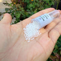 30g Miyuki Delica 11/0 Seed Beads, Translucent Opal DB220