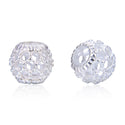 5pcs 925 Sterling Silver Large Hole Artistic Filigree Spacer Beads, Size Selections: 6mm/8mm/10mm