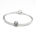 Solid 925 Sterling Silver Endless Heart Love Bead Charm