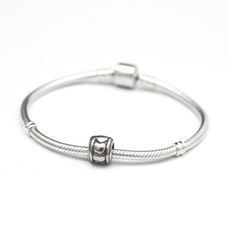Solid 925 Sterling Silver Endless Heart Love Bead Charm