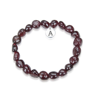 1 Strand Stretch Natural Garnet Free Form Gemstone Bracelet, 5-8mm Small Beads, Length Selections: 7 inch/7.5 inch
