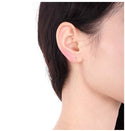 1 Pair Real 18K Yellow Gold Plated 925 Sterling Silver Threader Earrings, Pull Through Dangle Cable Chain with Bar Pin Drop, Length Selections: 2/3/4/5/6 Inch