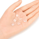 100pcs Transparent Glass Dome Cabochons, Non-calibrated Clear Round Cab Tiles, Size Selections: 6mm/8mm/10mm/12mm