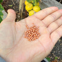 25g Miyuki Rocaille 8/0 Round Seed Beads Opaque Galvanized Muscat RR-1072