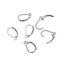 50pcs 304 Surgical Stainless Steel Interchangeable Leverback Earring Hooks – 17mm Strong Ear Wires