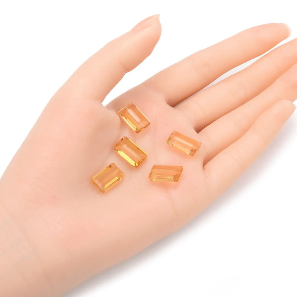 25pcs Adabele Austrian Faceted Rectangle Crystal Beads #5055, Golden Champagne, 14mm x 8mm, Hole ID 1.2mm, SSRT1428