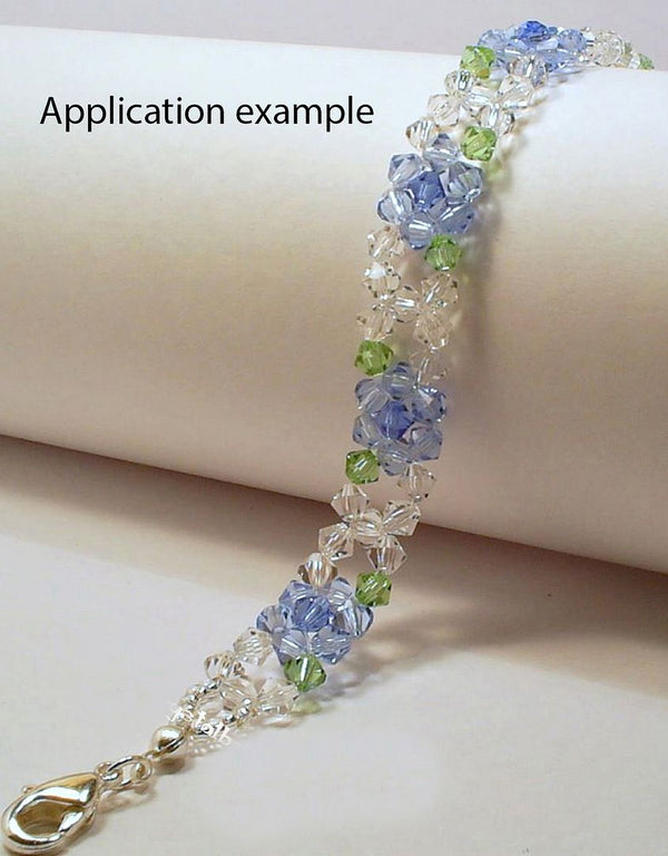 100pcs Adabele Austrian Faceted Bicone Crystal Beads #5301, Light Siam Red, Size Selections: 3mm/4mm/5mm/6mm