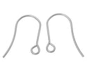 100pcs 316 Stainless Steel 17mm Fish Earring Hooks – 0.7mm Wire