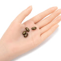 100pcs Smooth Oval Rice Beads, Antique Bronze Plated Brass, Size Selections: 7x4mm, 8x5mm, 10x6mm, 12x7mm