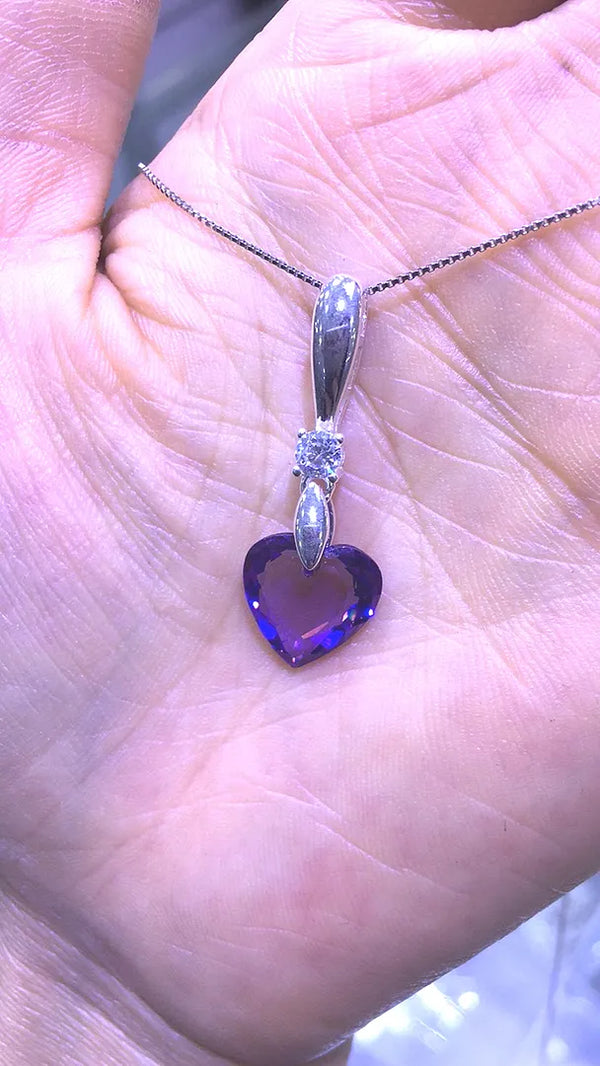 1pc 925 Sterling Silver 25mm Long Pinch Bail, Pendant Clasp, Tarnish Resistant Rhodium Plated, Cubic Zirconia CZ, SS39