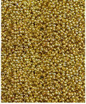 200pcs Tarnish Resistant Small Tiny Round Crimp Beads, 18K Yellow Gold Plated Brass, 2mm, Hole ID 1mm, BF101-2