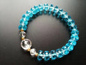 25pcs Adabele Austrian Faceted Heishi Rondelle Crystal Beads, Sapphire Blue, 8x4mm, Hole ID 1mm, SSV-813 - image 3