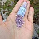 7.5g Miyuki Delica 11/0 Seed Beads, Opaque Mauve DB728
