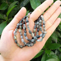 1 Strand Stretch Natural Grade A Eagle Eye Free Form Gemstone Bracelet, 5-8mm Small Beads, Length Selections: 7 inch/7.5 inch