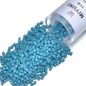 30g Miyuki Delica 11/0 Seed Beads, Duracoat Opaque Azure (Blue) DB2133