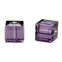 24pcs Adabele Austrian Faceted Cube Crystal Beads #5601, Purple, Size Selections: 4mm/6mm/8mm