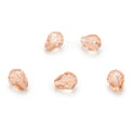 24pcs Adabele Austrian Faceted Teardrop Crystal Beads #5500, Light Peach Pink, 8mm x 6mm, Hole ID 1mm, SST-818