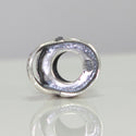 1pc Solid 925 Sterling Silver Football Helmet Bead Charm, Compatible with Pandora All Other Charm Bracelet, EC145
