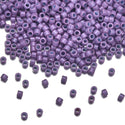 7.5g Miyuki Delica 11/0 Seed Beads, Opaque Dark Lavender DB660