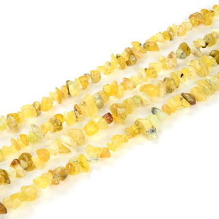 Natural Yellow Opal Gemstones Chip Beads, Free Form, 5mm-8mm, Hole ID 1mm, 1 Strand/31 Inch, GZ1-35