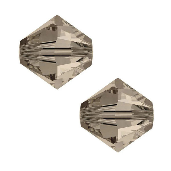 50pcs Adabele Austrian Faceted Bicone Crystal Beads #5301, Smoked Quartz, Size Selections: 6mm/8mm/10mm