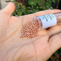 30g Miyuki Delica 11/0 Seed Beads, Opaque Galvanized Muscat DB434
