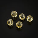 50pcs Adabele Austrian Faceted Round Crystal Beads #5000, Jonquil Yellow, Size Selections: 4mm/6mm/8mm/10mm