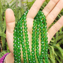 140pcs Creative Club Faceted Round Crystal Glass Beads, Peridot Green, 8mm, Hole ID 1mm, CC2R816