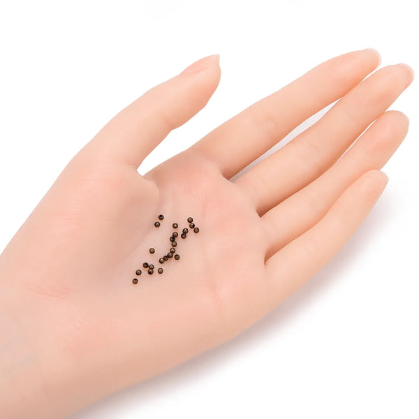 500pcs Small Tiny Seamless Smooth Round Beads, Antique Bronze Plated Brass, Tarnish Resistant, Size Selection: 2mm/3mm/4mm