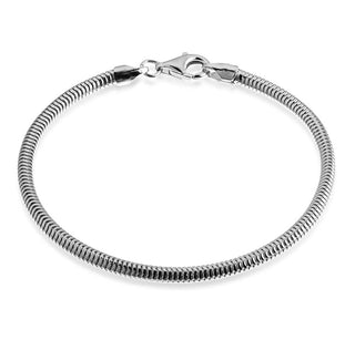 5pcs 304 Stainless Steel 3mm Snake Chain Bracelets, Tarnish Resistant, Size Selections: 6.5 Inch/7 Inch/7.5 Inch/8 Inch/8.5 Inch