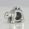1pc Cute Solid 925 Sterling Silver Dinosaur Charm Bead, Compatible with Pandora All Other Charm Bracelets, EC2-O1