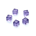 24pcs Adabele Austrian Faceted Cube Crystal Beads #5601, Tanzanite (Purple), Size Selections: 4mm/6mm/8mm